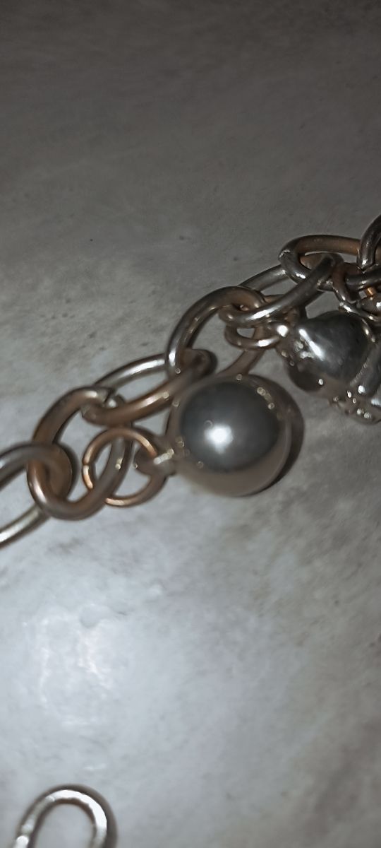 Pulsera plata charms