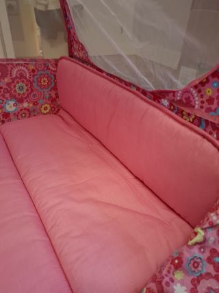 Cuna Burbuja Plegable Tuc Tuc Rosa