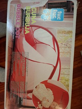 Cuna Burbuja Plegable Tuc Tuc Rosa