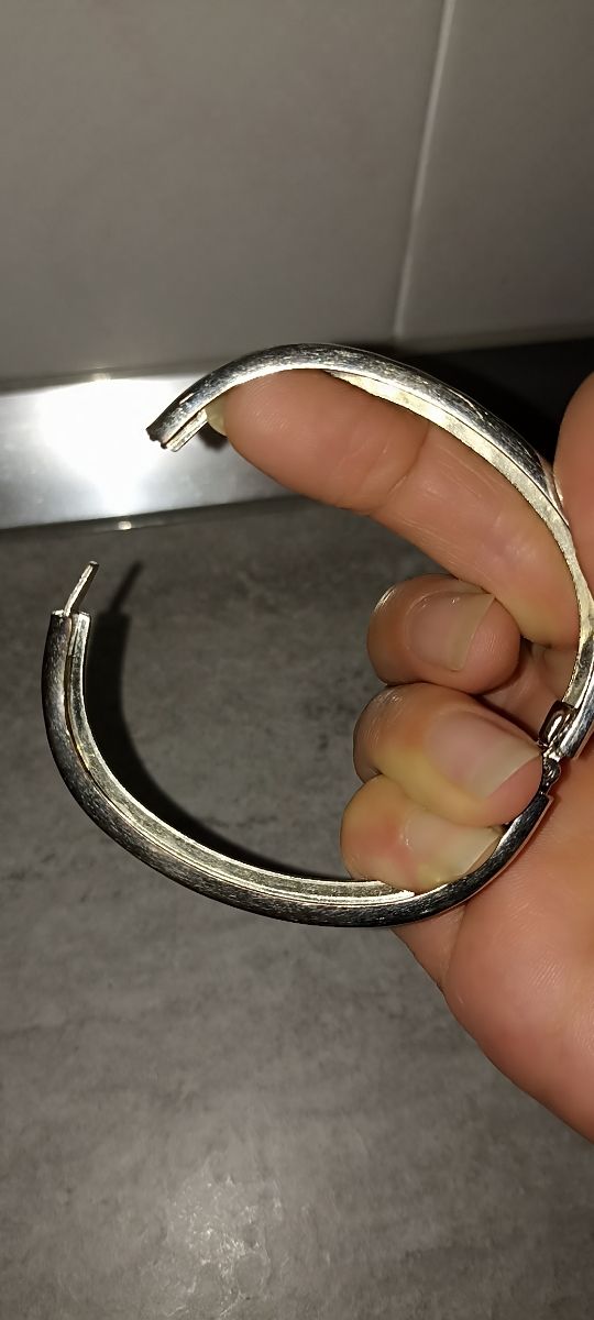 Pulsera plateada - Brazalete