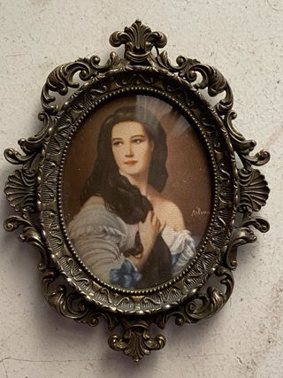 3 Quadretti Dipinti Bronzo