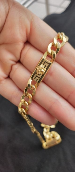 Cadena de eslabones Versace oro 18k