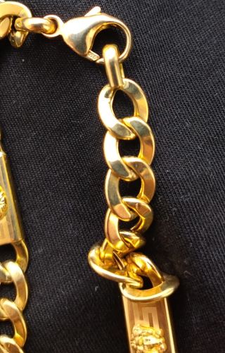 Cadena de eslabones Versace oro 18k