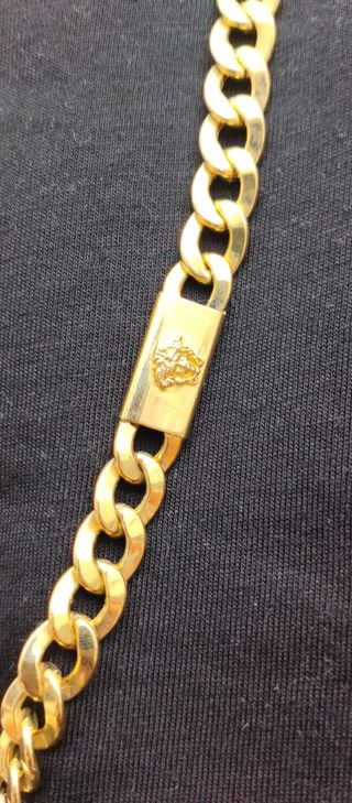 Cadena de eslabones Versace oro 18k