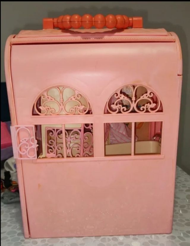 Valigetta Barbie vintage rosa