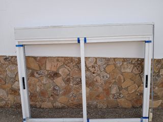 Ventana aluminio corredera 2 hojas