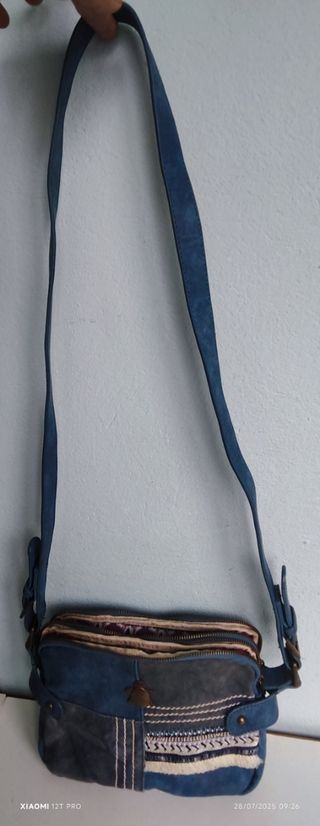 Bolso bandolera vaquero azul