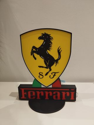 Lampada Ferrari - Luminaria Cavallino Rampante.