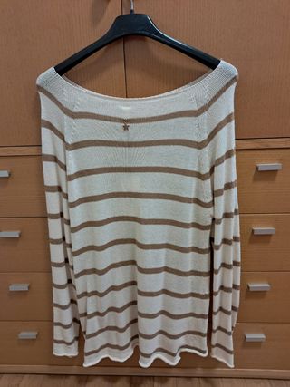 Maglia Souvenir panna e marrone