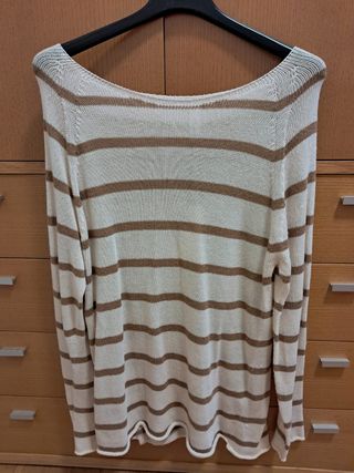 Maglia Souvenir panna e marrone