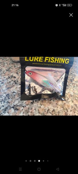 Esca artificiale pesca lucente