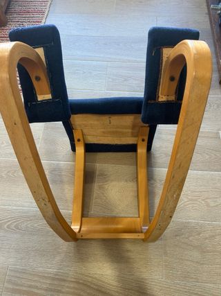 Silla ergonómica de madera
