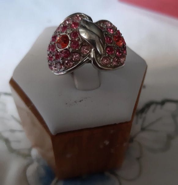Anillo mujer Plateado rosa