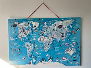Puzzle Mapa Mundi Dideco magnético