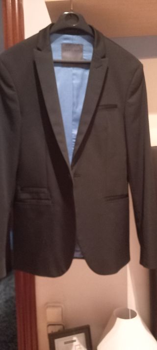 Americana Zara talla forro azul