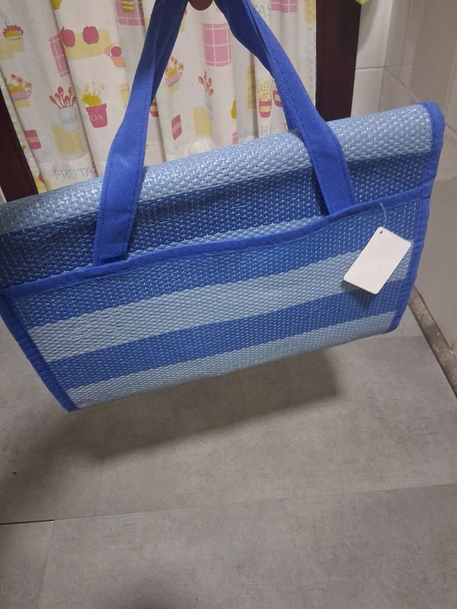 Esterilla playa azul ,3/4 personas