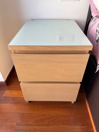 mesita noche IKEA Malm - 2 cajones