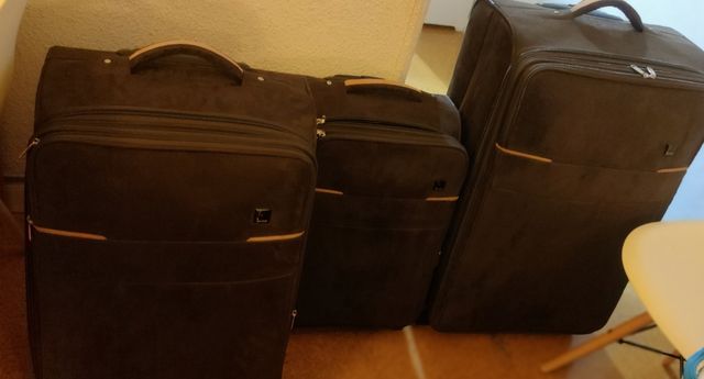 Juego maletas Marrón - 3 piezas