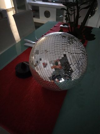 Bola discoteca plata