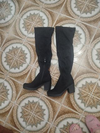 Botas altas negras mujer talla 40