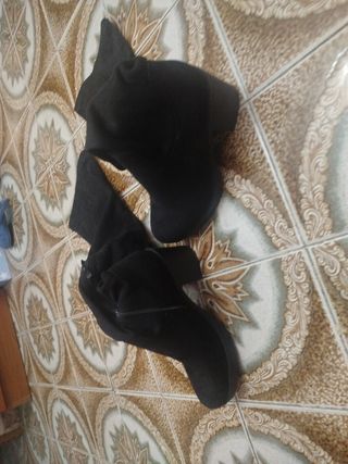 Botas altas negras mujer talla 40