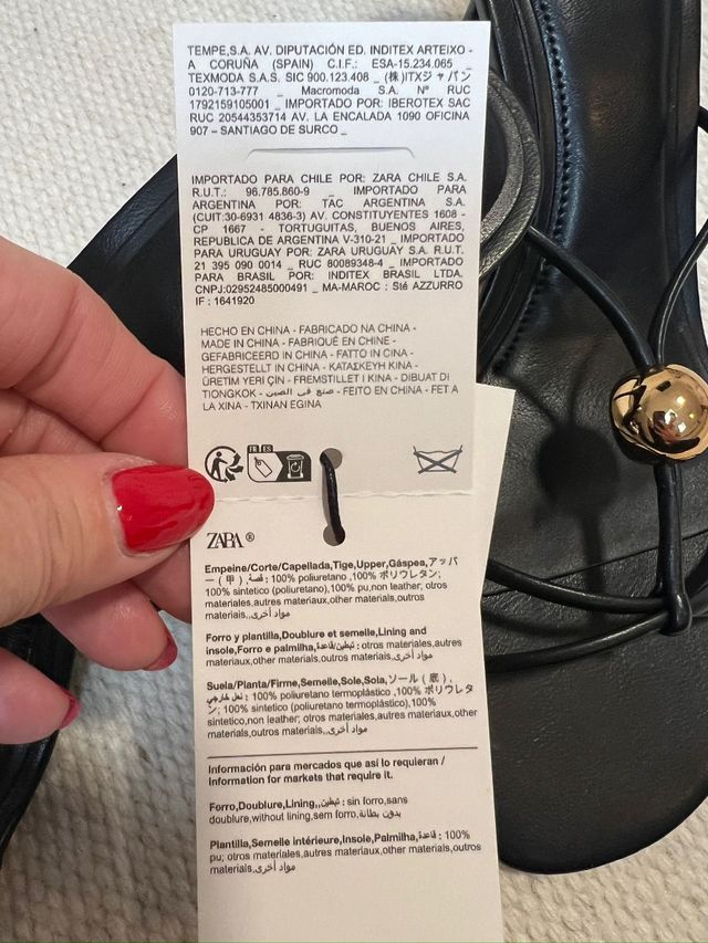 Sandalias Zara tacón dorado 7cm