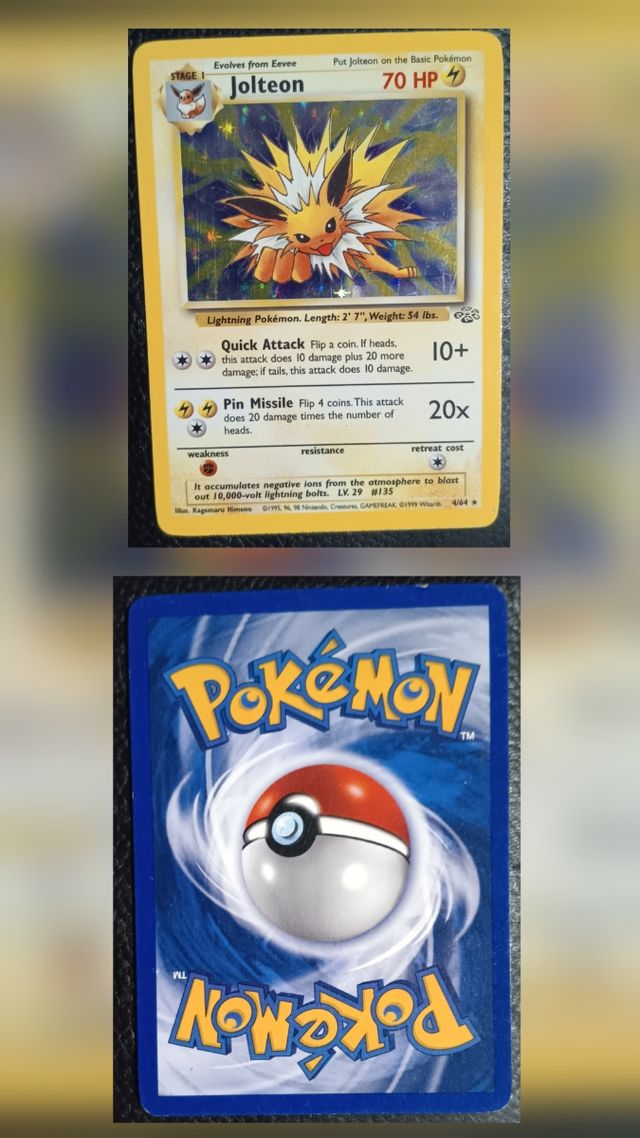 Carte Pokémon Holo Vintage