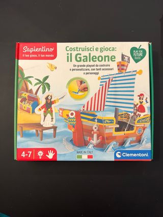 Galeone Sapientino Clementoni 4-7 anni