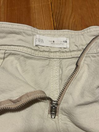 Falda pantalón beige niña