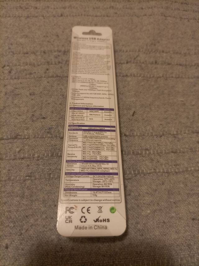 Antenna WiFi 150Mbps - USB