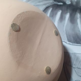 Vaso terracotta dipinto a mano