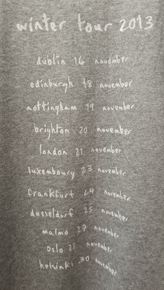 CAMISETA SIGUR RÓS - WINTER TOUR 2013
