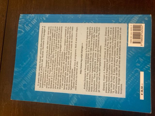 Introduzione alla programmazione ed elementi di...