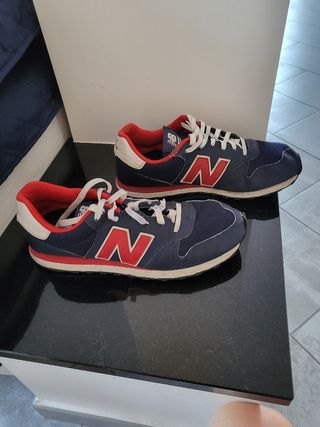 New Balance 500 - Scarpe blu/rosse n.45