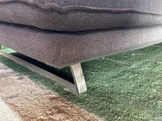 Sofá 3 plazas gris - cama