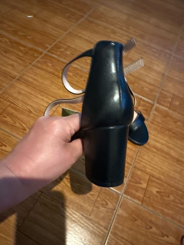 Sandalias tacón negras Mia 38