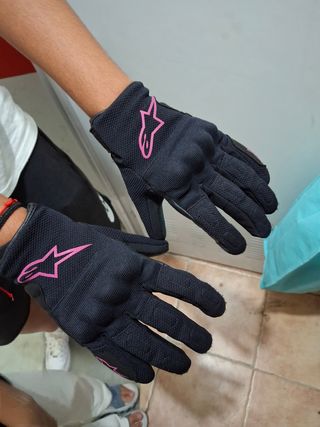 Guantes Alpinestars mujer rosa