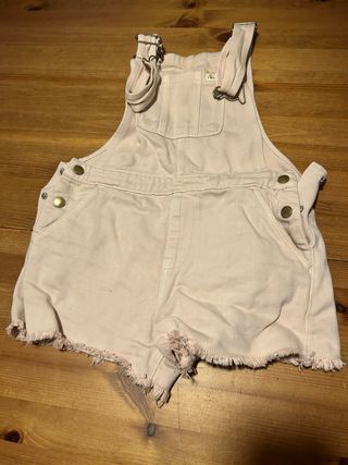 Mono vaquero corto rosa niña pequeña 
