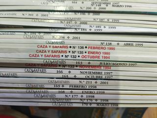 Lote 86 revistas caza y safaris 