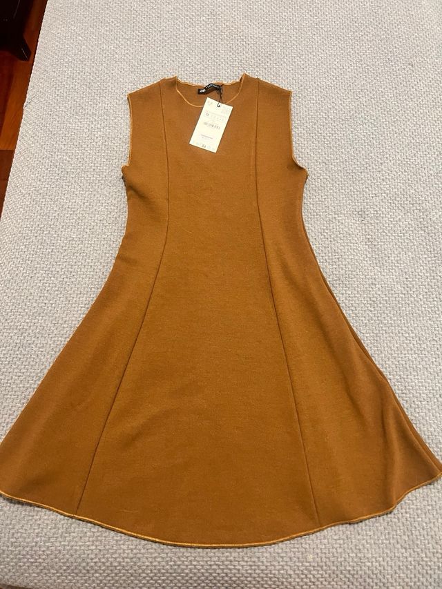 Vestidp Skater Stretch Zara