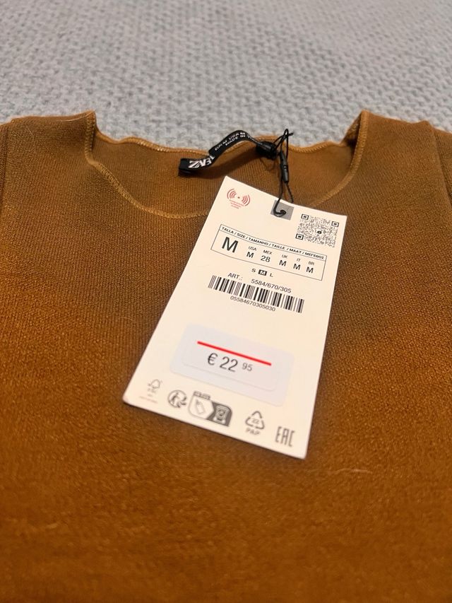 Vestidp Skater Stretch Zara