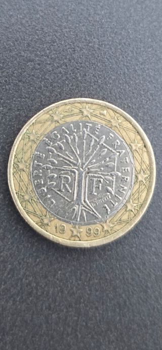 Moneda de Francia de 1 Euro del 1999