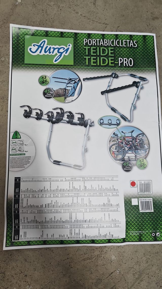 Portabicicletas, está nuevo, precio negociable.