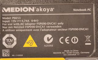 Medion Akoya P6653 i7 - Portátil