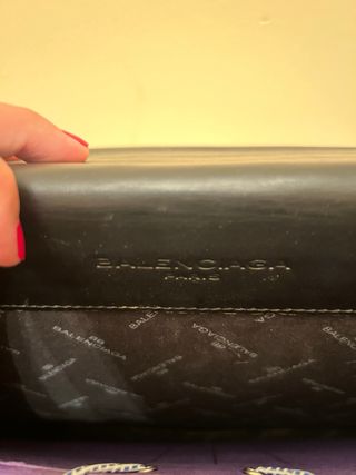 Valigetta nera vintage Balenciaga