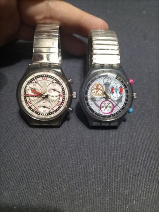  Orologi Swatch: Chrono Pleasure Dome e Powersteel