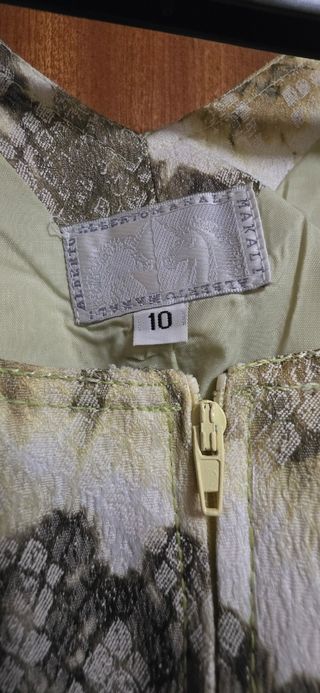 Top Alberto Makali serpiente beige
