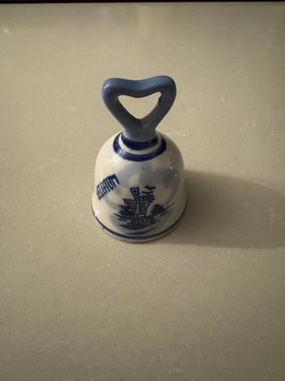 Campanella ceramica blu Belgio