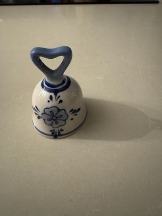 Campanella ceramica blu Belgio