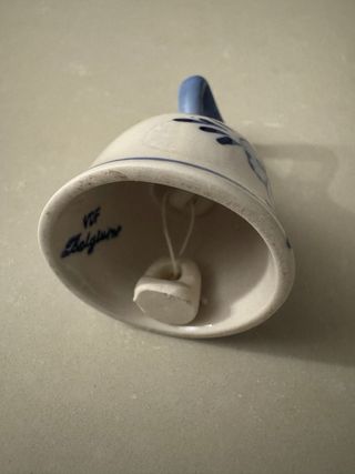 Campanella ceramica blu Belgio